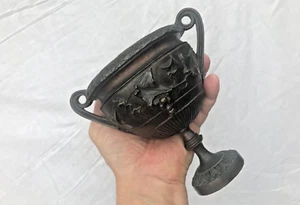 Bronze Drinking cup Roman Greek officer Vintage 19th Century Legate goblet SPQR - Picture 1 of 14