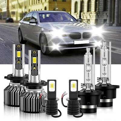 Kit de luces antiniebla de haz alto/bajo LED HID para BMW 760i 2004-2005 6500K Foto 1 de 4