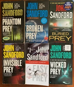 JOHN SANDFORD LUCAS DAVENPORT *PREY* SERIE 6 GROSS TASCHENBÜCHER LOT Bestseller! - Bild 1 von 2