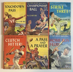 VTG CHIP HILTON Sports Lot of 6 Hardcover By Clair Bee #s 1,2,3,4,7,22 - Picture 1 of 17