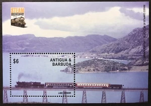 ANTIGUA & BARBUDA TRAINS STAMPS 2004 MNH 200 YEARS OF STEAM LOCOMOTIVES 2765 1 - Picture 1 of 1