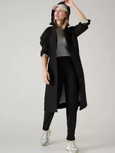 Athleta S Small Rainout MAC Coat Black NWT! $239 818886 - Picture 1 of 6