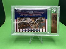 2010 Razor Sports Icons Cut Signature Larry Little/Dwight Stephenson Auto 7/7