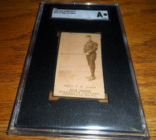1887  1889 N172 Old Judge Baseball Card PHILLIP KNELL ST. JOSEPHS SGC Authentic
