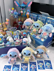 Figura Vinilo Serie Miniso Stitch Eat Something Before Sleep Caja Ciega Confirmada - Imagen 1 de 18