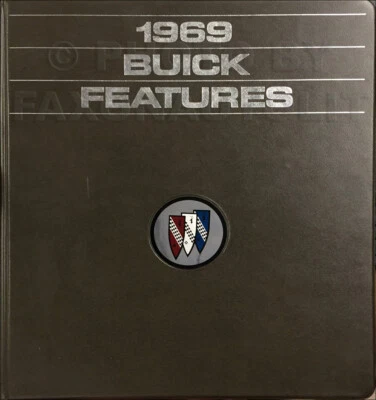 Álbum Buick Data Book Dealer 1969 GS Skylark Riviera Electra LeSabre Etc característica Foto 1 de 2