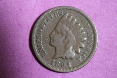 Estate Find 1894 - Indian Head Cent!! #K44675 - Image 1 of 2