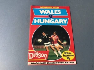 Programa Amistoso Internacional Gales v Hungría 1985 - Imagen 1 de 5