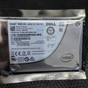 800GB SSD Intel S3610 DC Series SSDSC2BX800G4R 2.5" SATA SSD 800G DP/N:09F3GY - Afbeelding 1 van 2