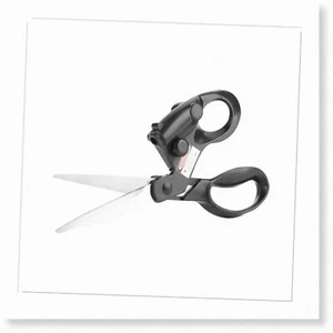 Laser-Guided Sewing Scissors - Precision Cutting Tool for Fabrics/Paper, Straigh - Picture 1 of 7