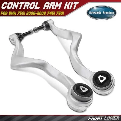 2x Brazo de control delantero inferior delantero y rótula para BMW 745i E65 2002-2005 760Li Foto 1 de 4