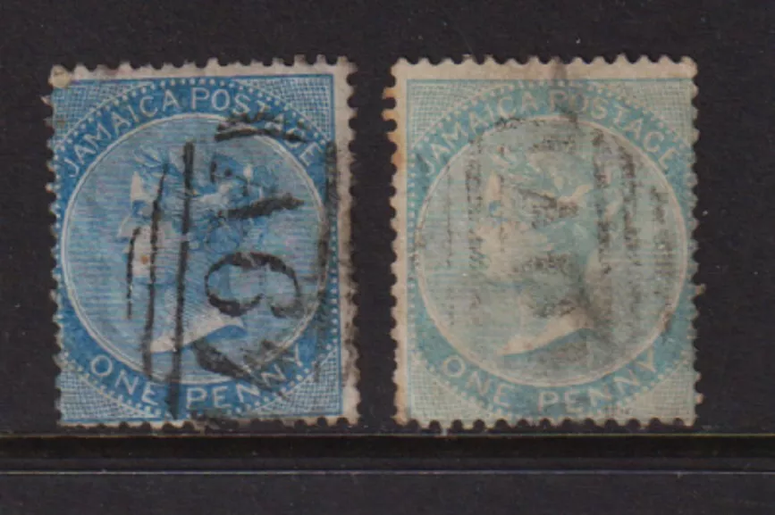 Jamaica - #1, #1c used, cat. $ 36.00 - Image 1 of 1
