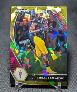 Brandon Aiyuk Gold Ice Holo Prizm 2021 Prizm Draft Picks #68 Arizona State/49ers