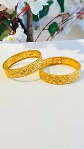 Gold Imitation Bangles Violet - Picture 1 of 3