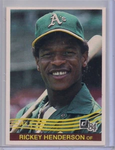 1984 Donruss Rickey Henderson - Picture 1 of 1