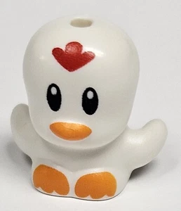 Lego weißes Huhn sitzender Vogel mit rotem Wappen von Sonic the Hedgehog brandneu - Bild 1 von 1