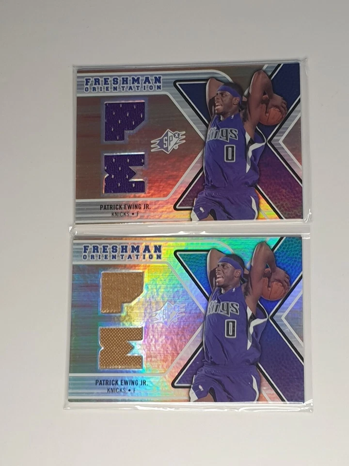 2008-09 SPx Freshman Orientation Patrick Ewing Jr. Dual Jersey Card - Knicks X 2 - Image 1 of 1