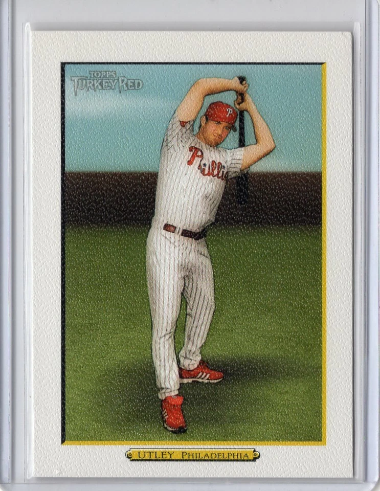 2005 Topps Turkey Red White Chase Utley - Image 1 of 1