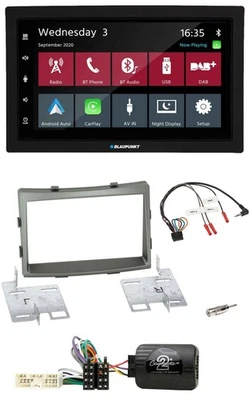 Blaupunkt 2DIN Lenkrad USB Bluetooth DAB Autoradio für SSangYong Rodius ab 2013 - Bild 1 von 4