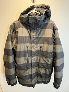 Burton The White Collection Herren Ski Snowboard Jacke DryRide gestreift Large - Bild 1 von 14