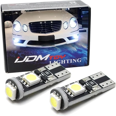 Xenón Blanco Canbus Sin Errores W5W 2825 Bombillas LED Para Luces De Estacionamiento Mercedes Foto 1 de 4