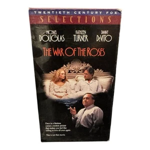 THE WAR OF THE ROSES (1989) - (VHS, 1990) - MICHAEL DOUGLAS - Picture 1 of 2
