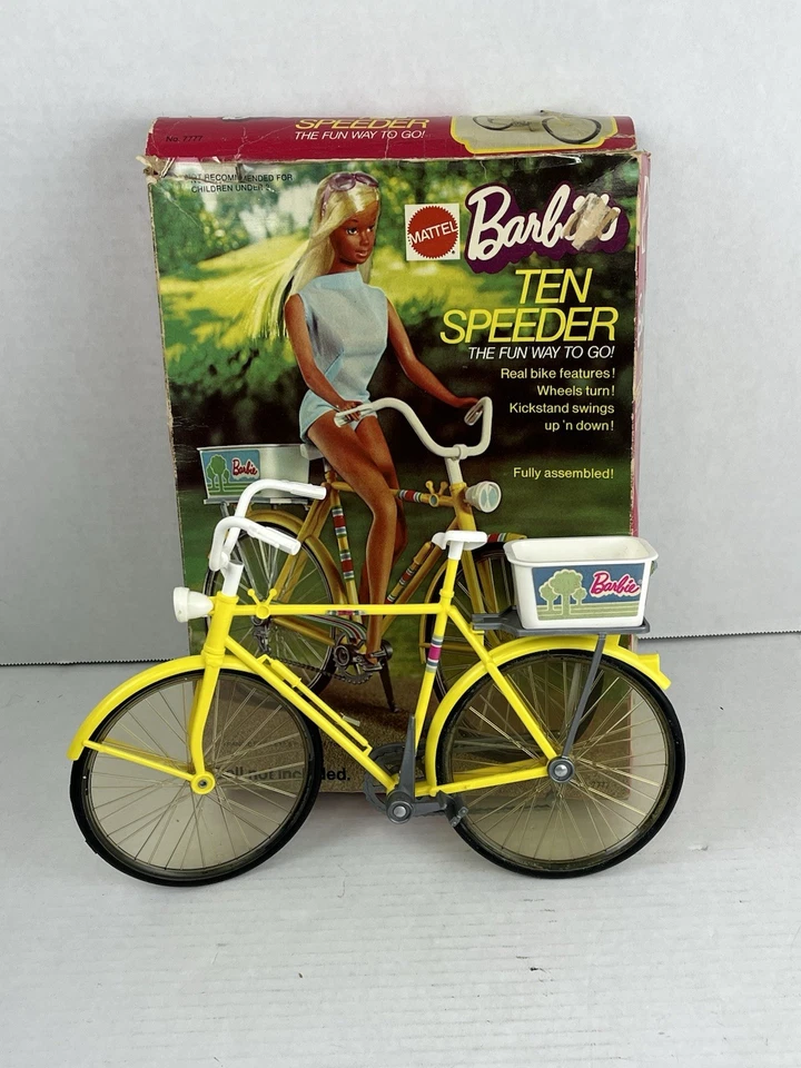 Bicicleta de colección Barbie 1973 bicicleta de 10 velocidades Mattel #7777 caja original Foto 1 de 4