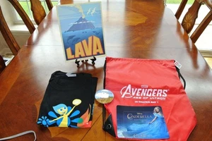 Disney Cruise Line DCL DVC MEMBERS ALASKA 2015 Wonder PIXAR INSIDE OUT T-SHIRT - Picture 1 of 1