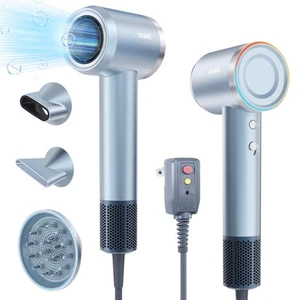 Haartrockner mit Diffusor, 1500W High Speed Brushless Motor, 110.000 U/min schnell... - Bild 1 von 9