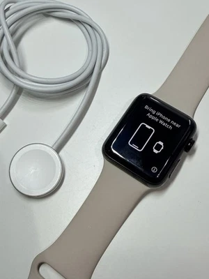 Apple Watch Series 3 (GPS + Cellular) 42mm Stainless Steel Black, Very Clean - Image 1 of 4