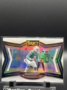 Bradley Chubb 2024 Panini Select Football Field Level White Prizm RC 19/35 - Foto 1 di 2
