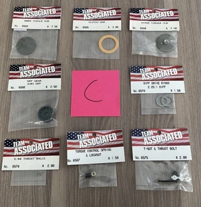 Vintage Team Associated Rc 10 Rc10T Gold Pan Stealth Transmission Parts lot C - Picture 1 of 1