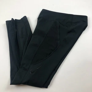 Nike XS EUC schwarz Mesh Seiten XS Etikett (eigentlich 22W 26,5L) sportliche Legging Hose - Bild 1 von 10