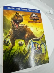 Jurassic World: Camp Cretaceous: Seasons One-Three, 2022, 4-Disc DVD w/Slip, NEW - Picture 1 of 9