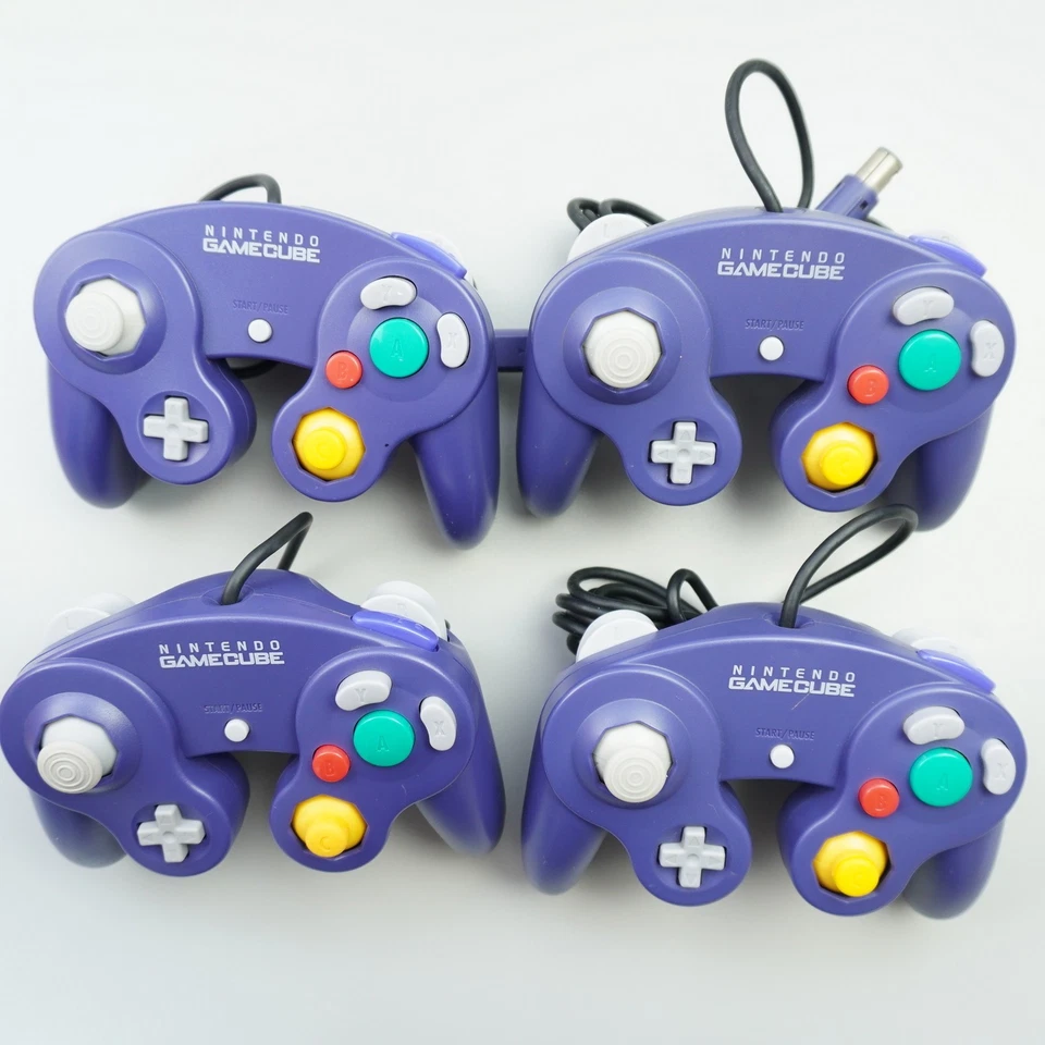 Lot 4 Nintendo GameCube Controller DOL-003 Official Original Genuine [Very Good] - Image 1 of 1
