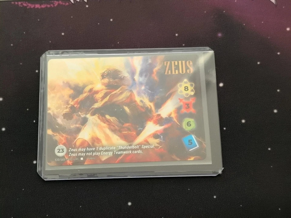 Zeus Alternate Art *533* Overpower World Legends Ultra Rare - Image 1 of 1