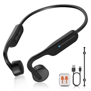 Bone Conduction Headphones Wireless Headphones Bluetooth 5.3 Open Ear Headpho... - Picture 1 of 6
