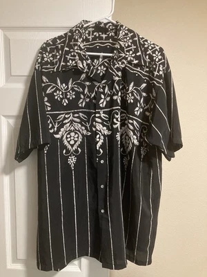 Vintage Monzini Collection Shirt XL Short Sleeve  - Image 1 of 2