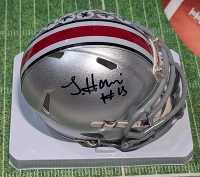 Jaylen Harris signed Ohio State Buckeyes Mini Helmet PSA/DNA  RG 15730 - Image 1 of 4