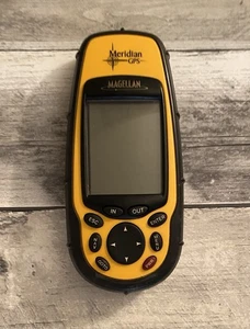 Magellan GPS Meridiangelb Handgerät Outdoor Wandern Camping ~ getestet - Bild 1 von 9