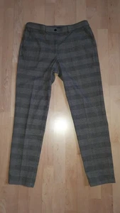 Esprit Damen Business Herbst Winter Bundfalten Hose Chino braun grau kariert 38 - Bild 1 von 3