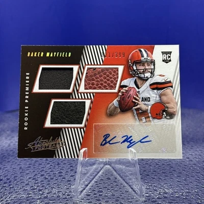 Baker Mayfield Auto 2018 Panini Absolute RPA Rookie RC /399 Premiere - Image 1 of 4