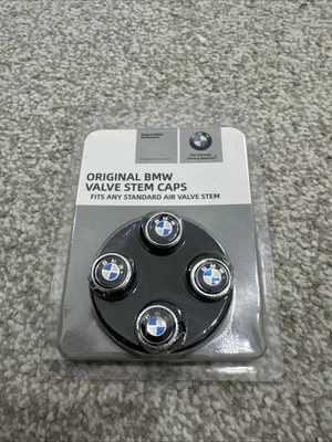 BMW Premium Genuine Valve Caps Set 36122447402 36110421543 - Image 1 of 4