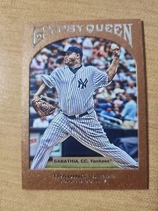 2011 Topps Gypsy Queen #71 -CC Sabathia Frame GOLD Paper 90/999 New York Yankees - Picture 1 of 2