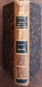 JURISPRUDENCE XIXè S. Table Décennale 1851-1860 Alphabétique Chronologique 1862 - Picture 1 of 8