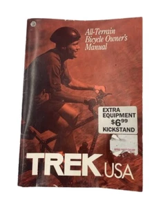 Libro de instrucciones manual del propietario de bicicletas todo terreno Trek EE. UU. de colección (1994) - Imagen 1 de 9