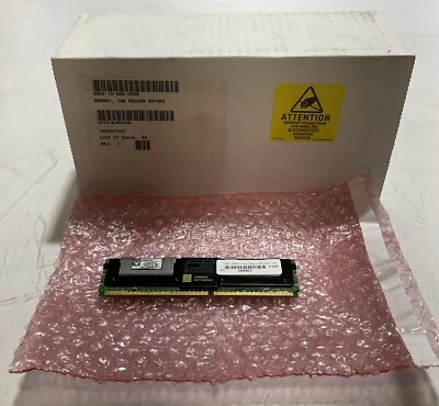 KINGSTON F12872F51 1GB DDR2 FULLY BUFFERED FB ECC PC25300 667Mhz 2Rx8 MEMORY U3S - Image 1 of 4