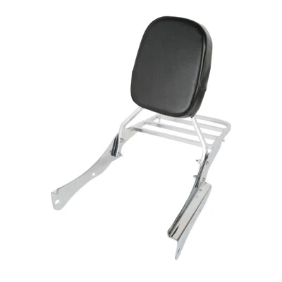 Backrest Sissy Bar Luggage Rack Fit For Honda Shadow Spirit 750 2001-2003 05-07 - Image 1 of 4