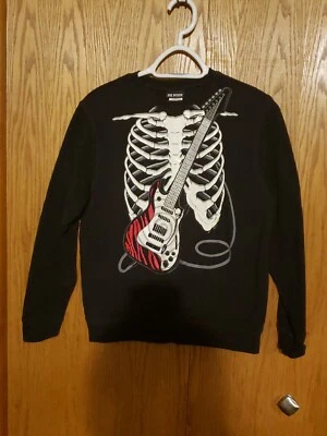SUDADERA JOE BOXER BOYS NEGRA L 10/12 SKELTON/GUITARRA Foto 1 de 4