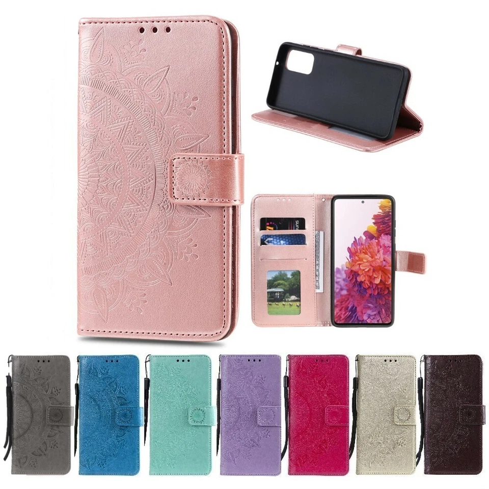 Hülle für Samsung Galaxy S20 FE Handyhülle Flip Case Cover Handy Tasche Mandala - Bild 1 von 4